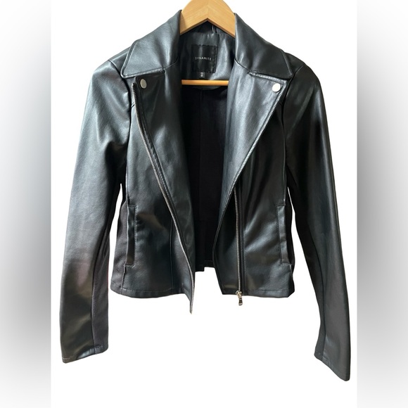 Dynamite Faux Leather Moto Jacket - Picture 7 of 12